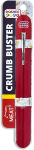 Meat Red Crumb Buster - Quick and Efficient Metal Crumb Remover for Tables and Countertops