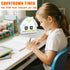 Sinoviwe 4.3'' Countdown Kids Alarm Clock with HD Digital Screen, Calendar Ambient Lighting White Noise Remote Control
