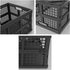 Ramddy 34 3 Packs, Collapsible Milk Crate Quart Stackable Folding Crate for Storage - Save Space