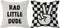 FLDAS Checkered Pillow Covers, Rad Little Dude Preppy Peace Hand Sign Decorative Throw