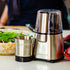 OVENTE Electric Coffee Grinder, 2.1 Ounce Cup, 200 Watt Motor, Stainless Steel Grinding Bowl, Silver CG620S