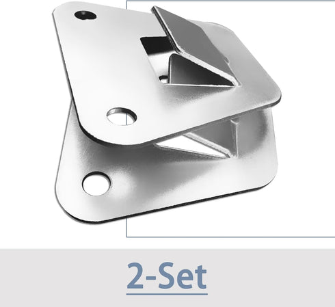2-Set Heavy Duty Wall Fan Mounting Bracket, Solid Steel Fan Wall Mount with Fastening Screws