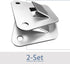2-Set Heavy Duty Wall Fan Mounting Bracket, Solid Steel Fan Wall Mount with Fastening Screws