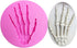 Hand Bone Shape Silicone Molds for Halloween, Cake Decorating Tools for Chocolate, Candy, Cookies, Baking Mold