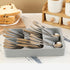 6 Slots Silverware Cutlery Drawer Organizer, Kitchen Utensil Tray for Flatware, Spoon and Knives Storage, Neat &