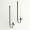 Metal Wall Candle Sconce Holder Set of 2 Wall Mount Candle Holders