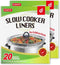 40 Count Disposable Slow Cooker Liners, Extra Large Size Fits 6-10 QT Pot, BPA Free (2 Pack)