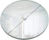 PARNOO 12 Inch Round Mirror Plate, Set of 12, 1.5mm Thick Glass Tiles with Smooth Edges for Candle Wedding Centerpieces