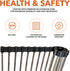 Roll Up Dish Drying Rack, 21" x 16", Over The Sink Foldable SUS304 Stainless Steel Dish Drying Rack