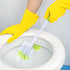 Pine-Sol Toilet Bowl Cleaner Brush with Holder, Heavy Duty Wand, Non-Slip Handle, Bathroom Supplies, Yellow