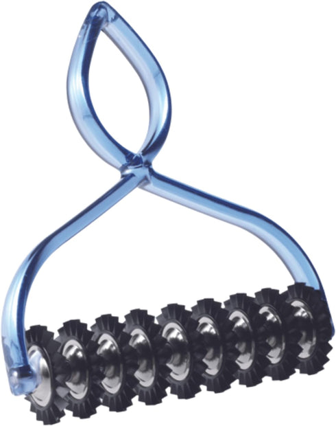 Marcato PastaBike Pasta Cutter, Blue. Adjustable Pasta Dough Cutter with 9 Interchangeable