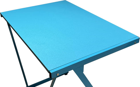 Z-Shaped Student Desk in Aqua