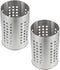 DOITOOL 2PCS Stainless Steel Kitchen Utensil Holders for Countertop, Spoon and Fork Holder for Restaurant