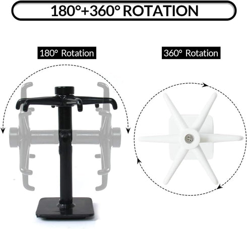 Aosome Under Cabinet Utensil Holder Hanger Hook, 2 Pack, Black & White for Kitchen and Bathroom