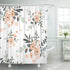 Emvency 72"x78" Shower Curtain, Peach Coral Waterproof Blush Pink Floral Bouquets, Polyester Fabric