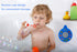 WSZCML Bathtub Drain Stopper, Silicone Tub Stopper Plug, Universal Bath Drain Cover, Kids Tots Babies Gift (Blue