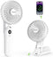 EasyAcc 3 IN 1 Hand Fan, 5000 Battery, Portable Fan for Travel, Ultra Quiet Powerful, 5 Speeds, Backup Power, SOS