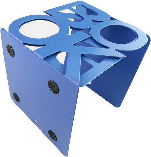 Blue Book Style Nonskid Art Bookends for Home Office