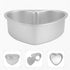 Zerodeko Heart Shape Cake Pan with Removable Bottom, Non-stick Baking Mould for Cheesecake