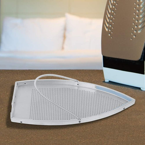 Iron Shoe Cover, Aluminum Non-Stick Design Ironing Plate Protector for Electric Iron, Prevents Burn and Sticking