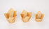 GOLDEN APPLE 200 Pcs Tulip Cupcake Liner Baking Cups for Weddings, Birthdays, Baby Showers (Medium, Natural)