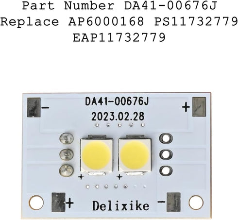 New DA41-00676J Refrigerator LED Lamp Light for Samsung Refrigerator Parts, AP6000168 PS11732779 EAP11732779