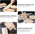 Hemoton Wood Tortilla Press, Dough Dumpling Skin Maker for Chapati, Roti, Taco, Kitchen Gadget Accessories, Beige