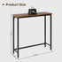 Tujurich 29.5" 9.4" 29.5" Narrow Entryway Console Table & Sofa Side Table - Industrial Hallway Table for Small Spaces