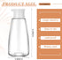 1 9.6 oz Pcs Cruet Dispenser for Olive Oil Vinegar Soy Sauce Dispenser Bottle Glass Soy Sauce Container Oil Bottle