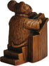 Church Mouse Statue, Wooden Church Mouse in The Pulpit Collectible Figurine for Home and Office Decor