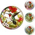 Stained Glass Hummingbird Window Clings, Anti-Collision Decals for Summer Window Decoration