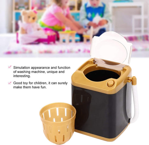 Mini Washing Machine Toy - Foldable Portable Washer for Baby Clothes, Underwear, Small Items