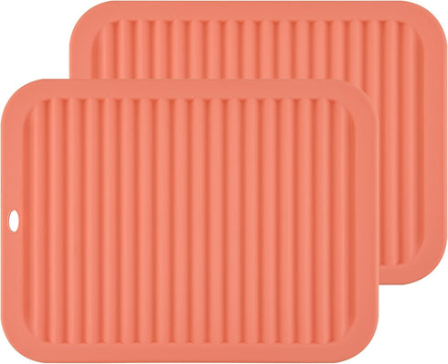 Smithcraft Silicone Trivets Set of 2, Heat Resistant Hot Pads for Kitchen Counter, Non Slip Pot Holders Mats