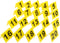 Scene Markers, 20pcs Digital Desk Game Number Marker Table Number Plates for Multifunctional Use
