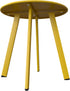 Round Outdoor Side Table with Square Feet - Perfect for Patios and Balconies