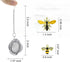 YOIYINI 2.1 inch 2PC) Stainless Steel Mesh Tea Infuser, Tea Ball with Honey Bee Pendant Tea Strainer Tea Diffuser Tea