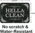QMMD Dishwasher Magnet Clean Dirty Sign, Hella Clean and Dirty Magnet for Dishwasher