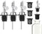 KIBARTOL 3 Pack Olive Oil Pour Spout with Adapters, Oils Pourer for Olive