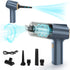 Handheld Vacuum Cleaner 12000pa, 2-in-1 Car Vacuum and Air Duster, Cordless Mini Vacuum with LED Light and
