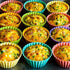 Silicone Baking Cups Set for Muffins and Cupcakes, 36 Pack with Storage Container and Bento Box Dividers