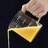 DEVILMAYCARE Glass Beaker with Handle and Lid - Measuring Cup for Easy Visibility, 12 Oz (350ML)