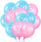 Lecpeting 20 Pcs Gender Reveal Balloons Boy or Girl, 12 Inches Latex Party Balloons for Baby Shower Decorations