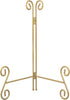 Gold Plate Stand, 10 Inch Heavy-Duty Decorative Plate Holder for Displaying Platters and Photos