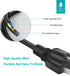 3 Prong Power Cord for Instant Pot, Electric Pressure Cooker, Rice Cooker, Smart Power Cooker, 6 Feet Replacement Cable