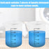 XIHIRCD 2pcs Laundry Detergent Cups, Handy Soap Measuring Cup Silicone Liquid Measuring Cups Practical Liquid Detergent