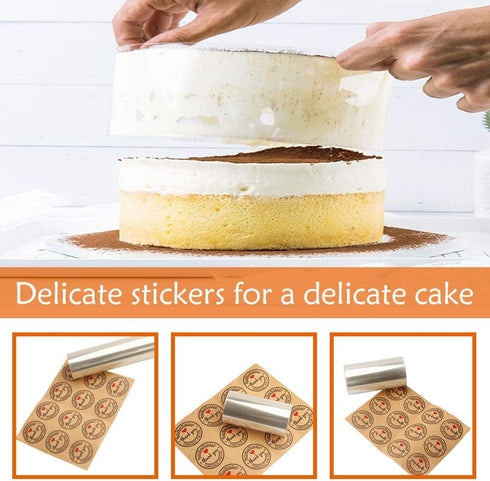 Gutsdoor Cake Collars, 3.1 x 394inch Acetate Rolls, Clear Cake Mousse Strips for Cake Decorating