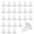 Christmas Tree Fasteners for Vapor Barrier, 1" Plastic Nylon Clips for Crawl Space Moisture Barrier Covers, 210 Pcs