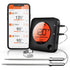 BFOUR Meat Thermometer Wireless Bluetooth, LCD Digital Dual Probe BBQ Thermometer for Kitchen Cooking Grill
