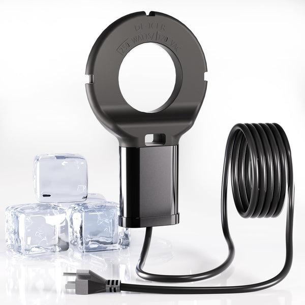 2PCS 250 Watt Bird Bath De-Icer with Thermostat, Cast Aluminum Submersible Chicken