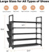 5 20-25 Closet, Tier Shoe Rack, Shoe Organizer Storage for Pair Boot and Sneaker, Stackable Free Standing Shoe Shelf